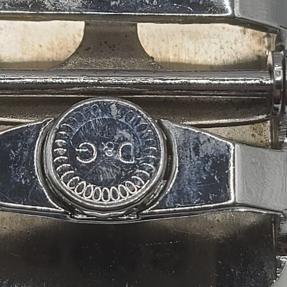 Dolce Gabbana Belt Buckle Black Gold Tone Silver Tone - Picture 5 of 8